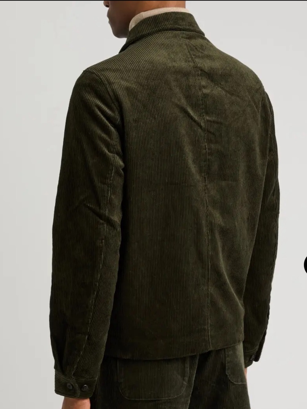 Kith Corduroy Matching Set Jacket + Pants Olive Green Men’s NWOT
